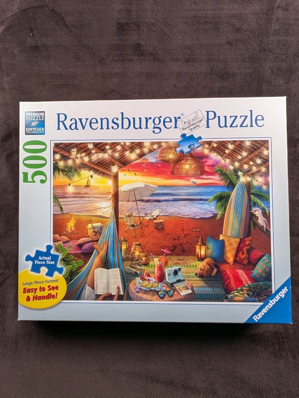 Ravensburger Cozy Cabana — 500 Large Pieces
